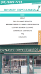 Mobile Screenshot of dynastydrycleaners.com